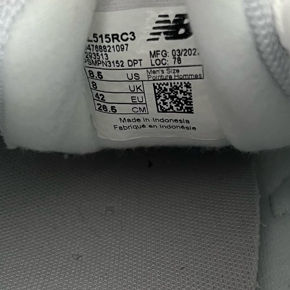 New Balance 515 V3 Sneakers - 8.5M - Picture 7 of 9